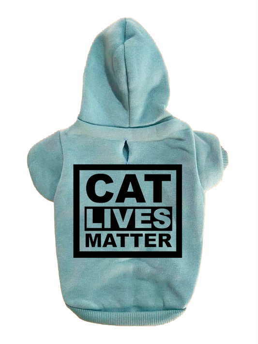 Cat Lives Matter cat hoodie
